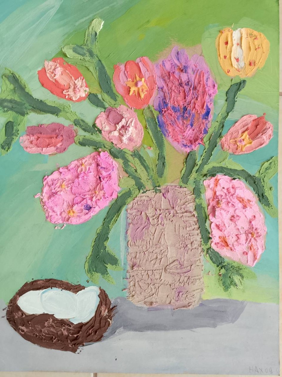 Букет и гнёздышко