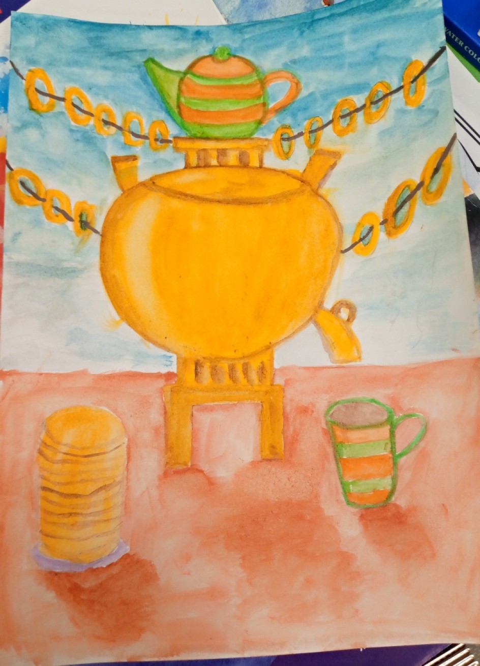 "У самовара"