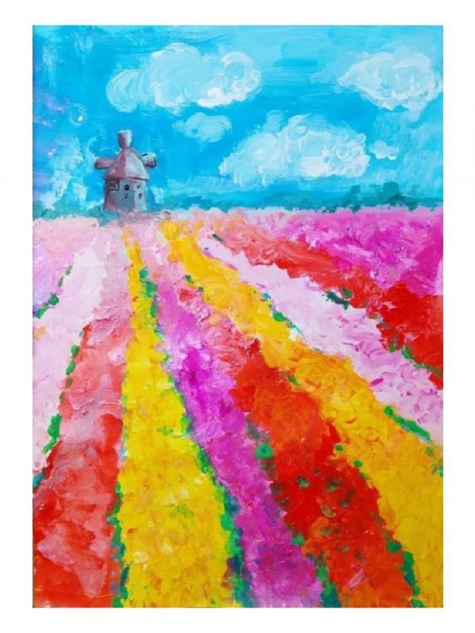 Поля тюльпанов