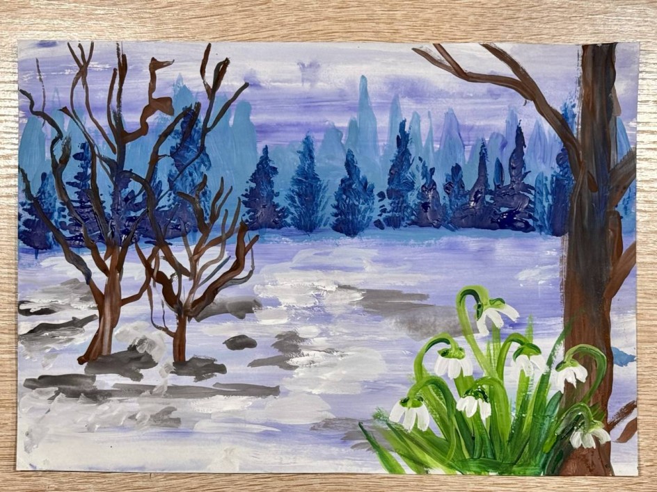 Первые цветы