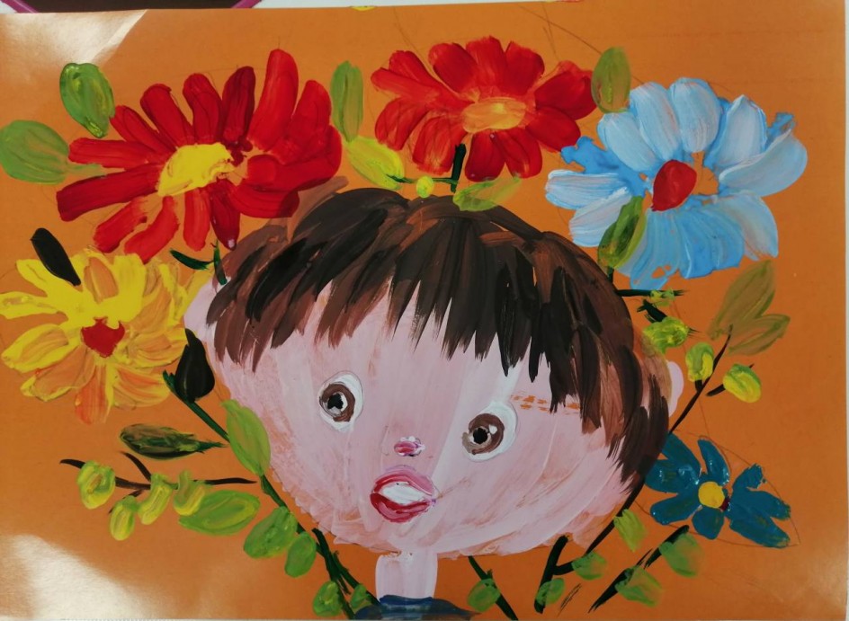 Маме дарим мы цветы, разноцветные мечты,