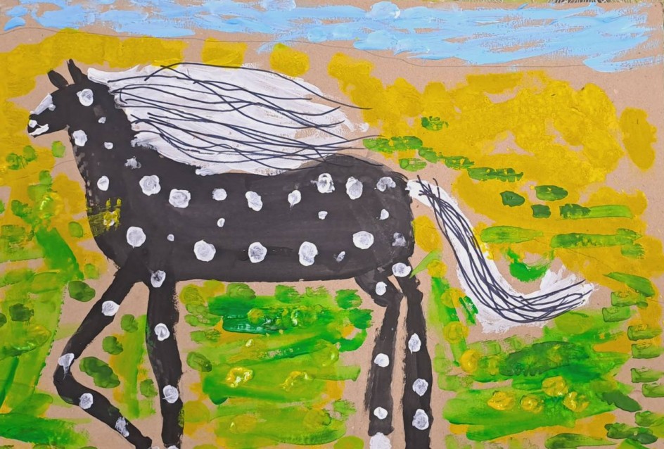 Конь в яблоках