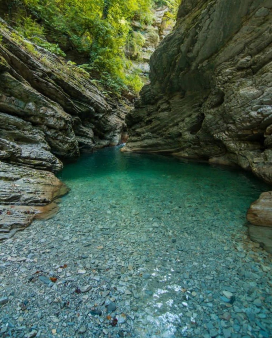 Каньон реки Букепка в Туапсинском районе