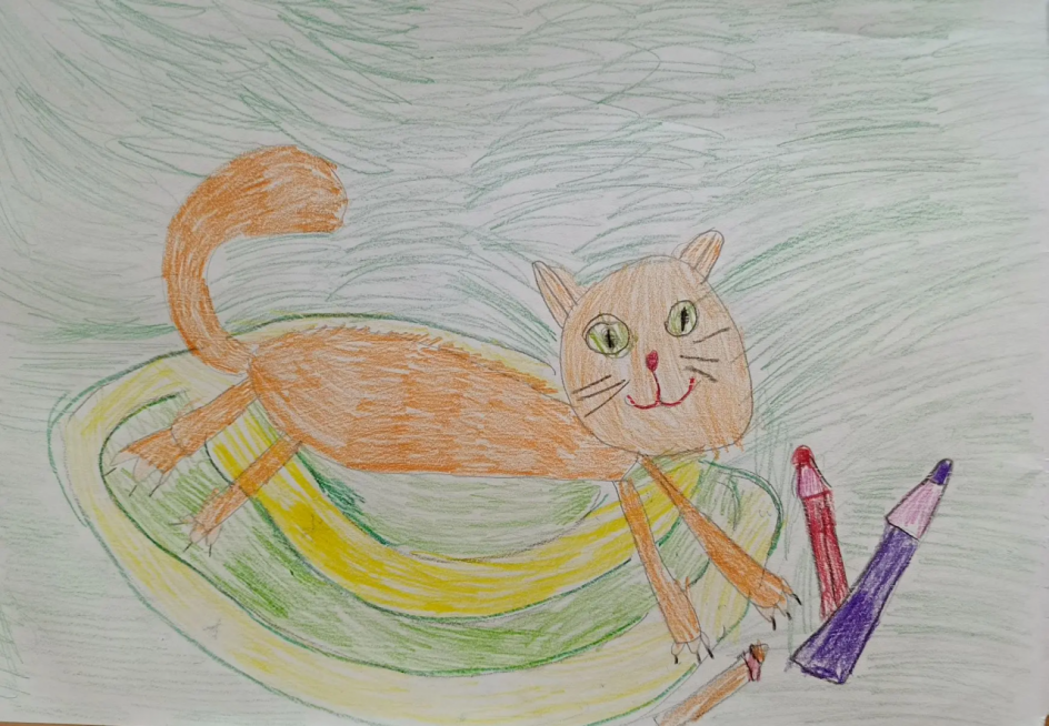 Весёлый кот