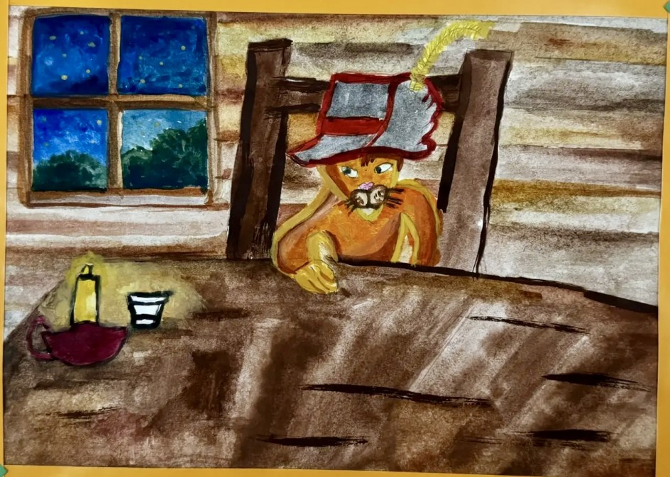 Иллюстрация к сказке «Кот в сапогах»