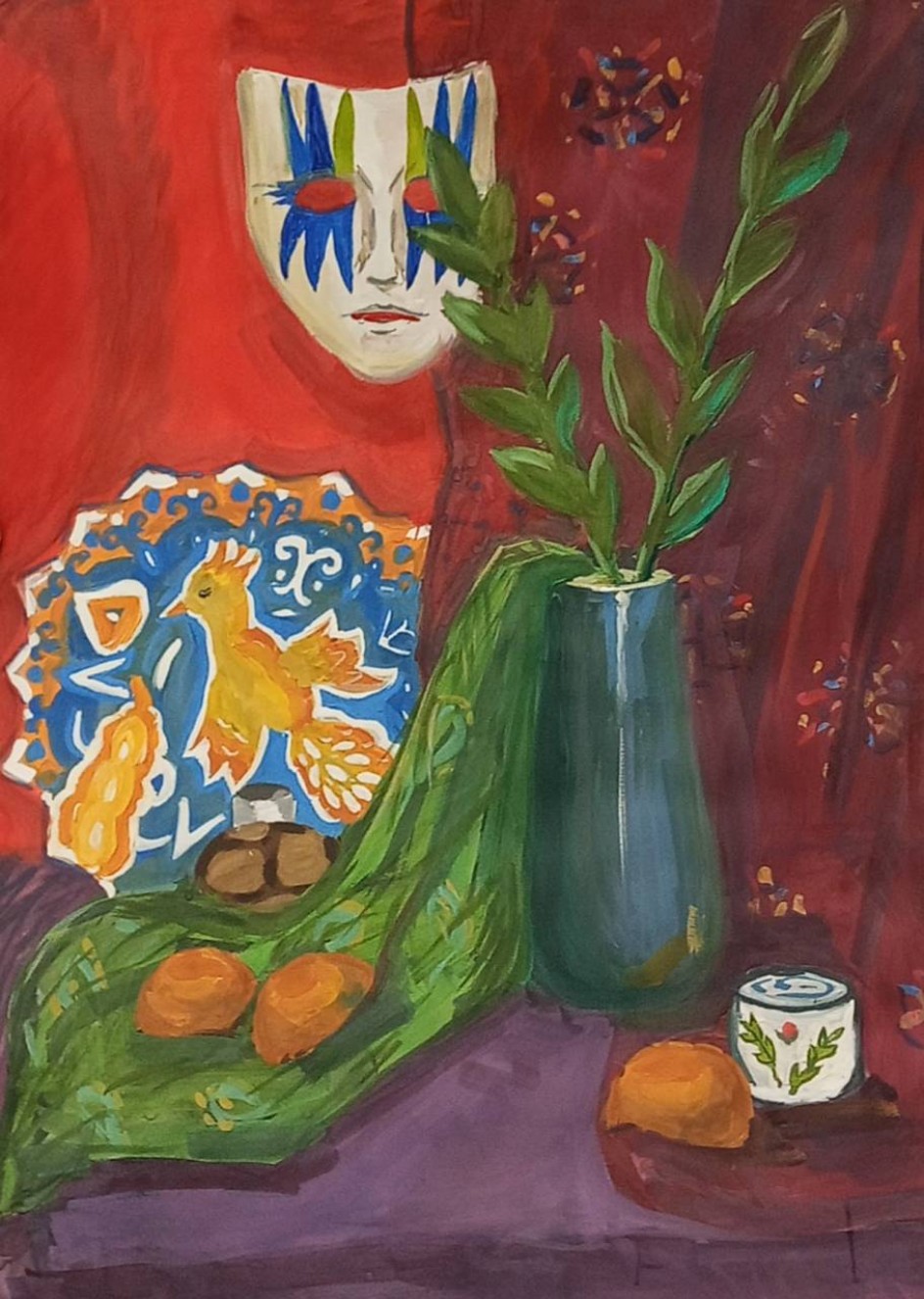 Натюрморт с маской