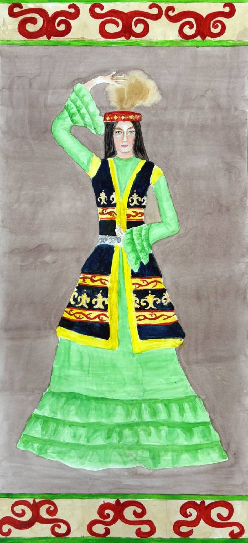 Казахский костюм