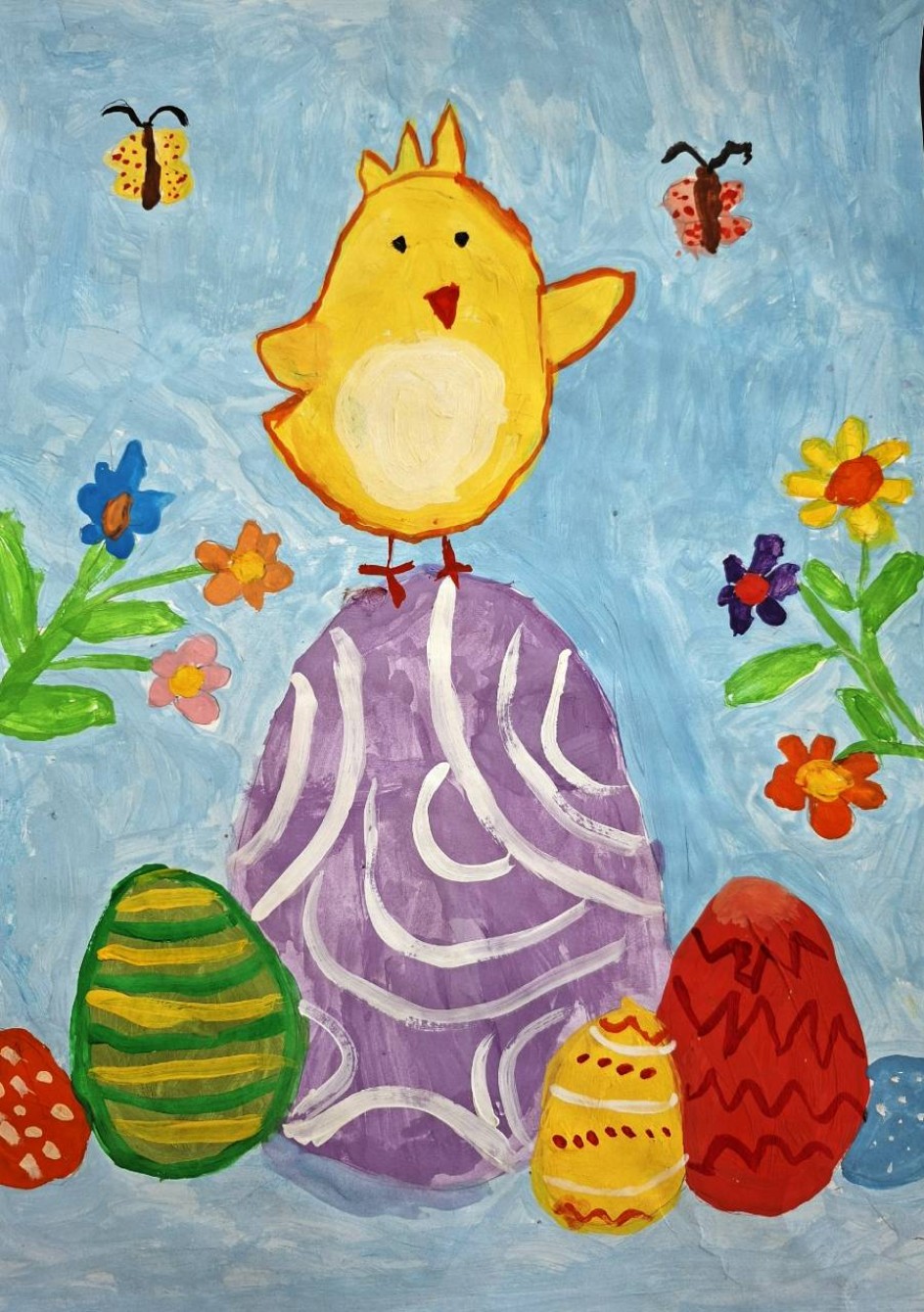 Веселый цыпленок