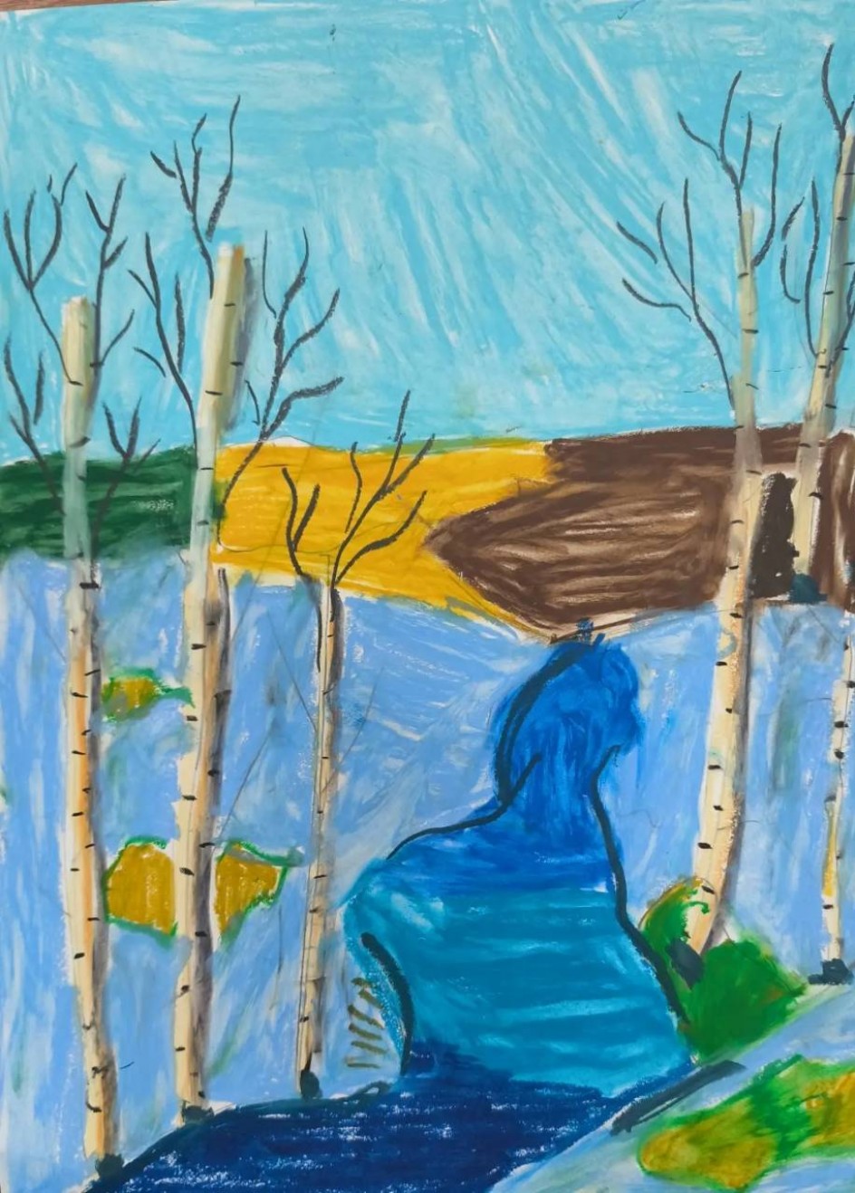 Течёт ручей