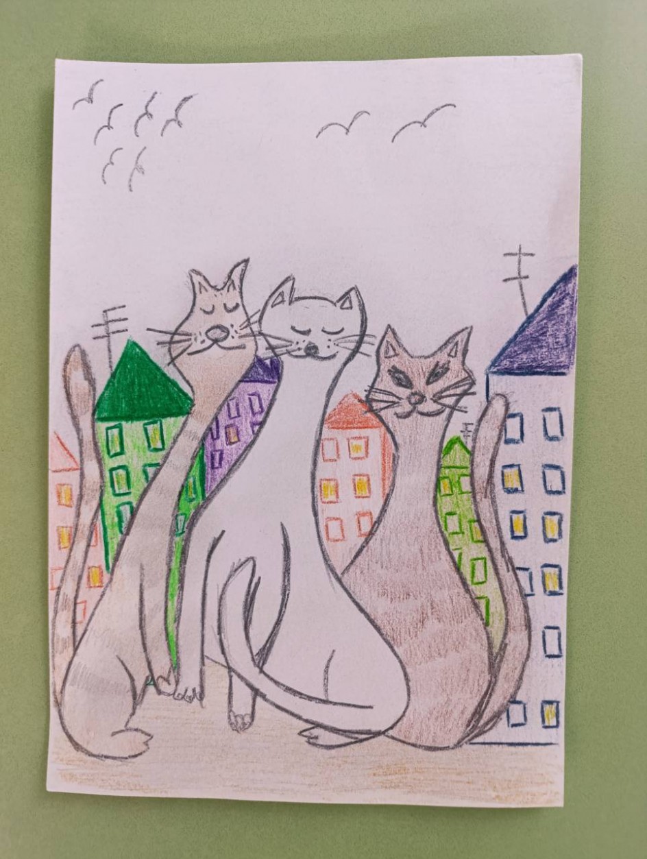 Коты в городе