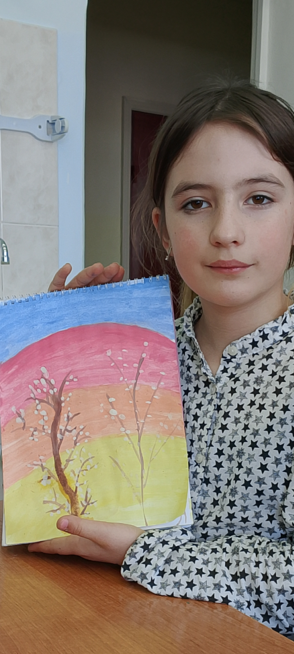 Веточка вербы