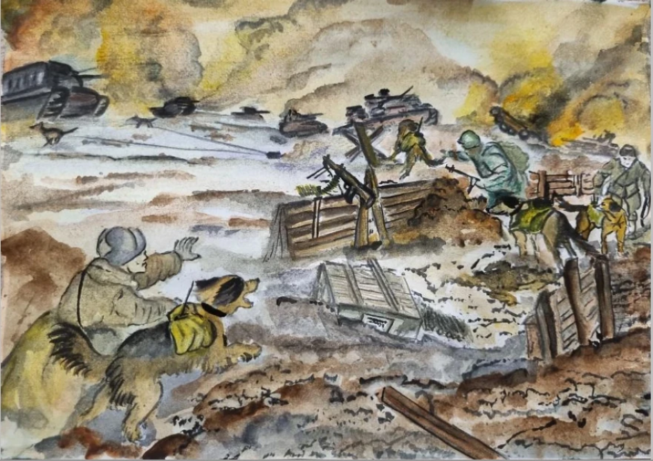 "Был трудный бой,.."