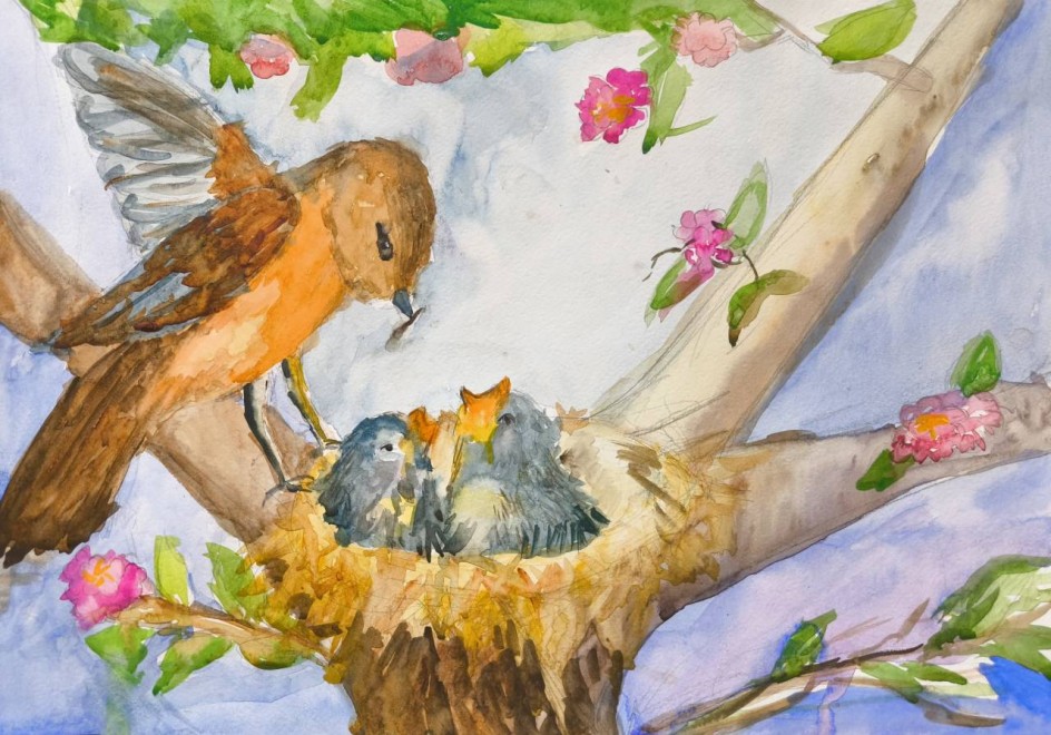 «Весенние заботы пернатых»