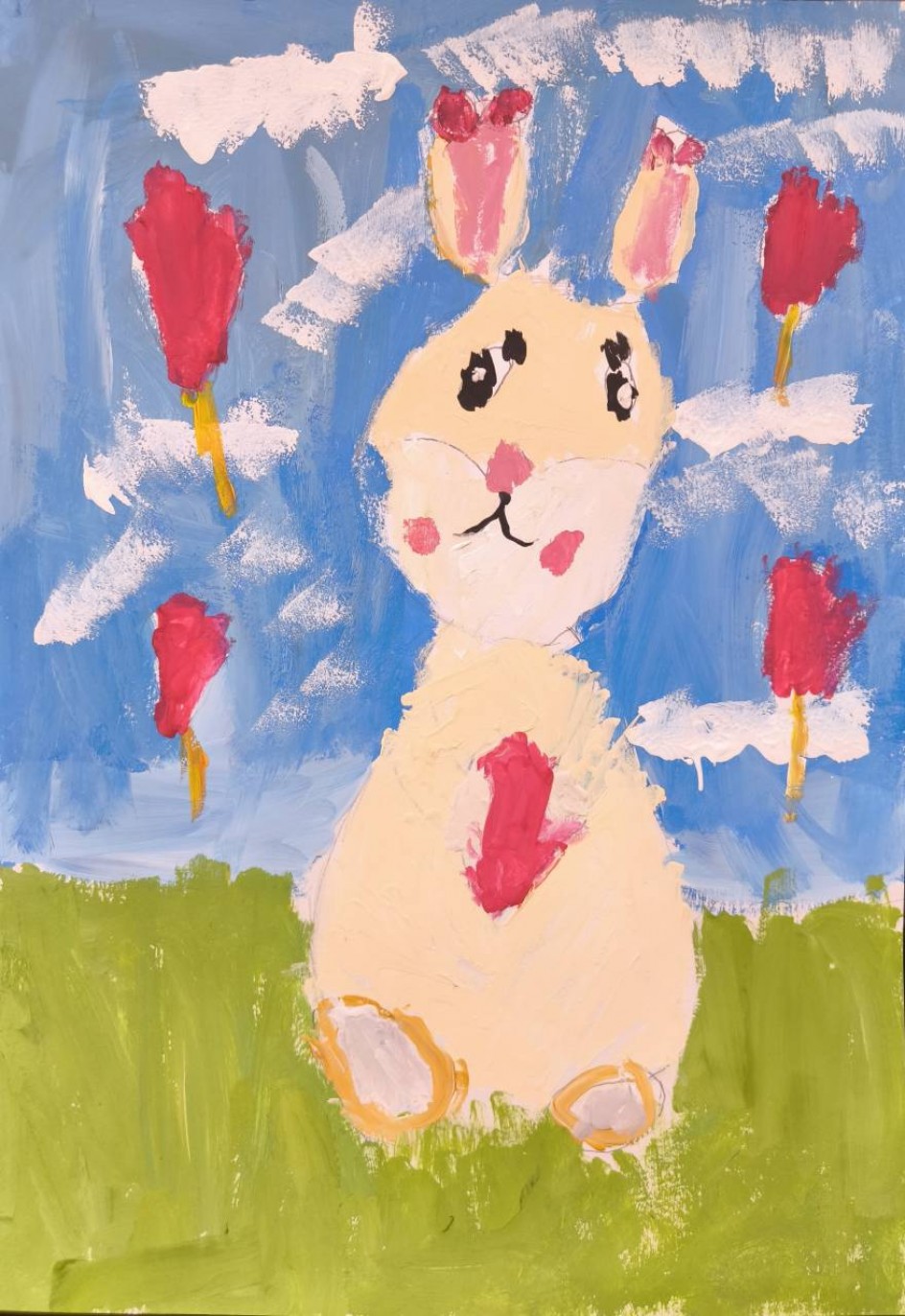 «Пушистик на поляне»