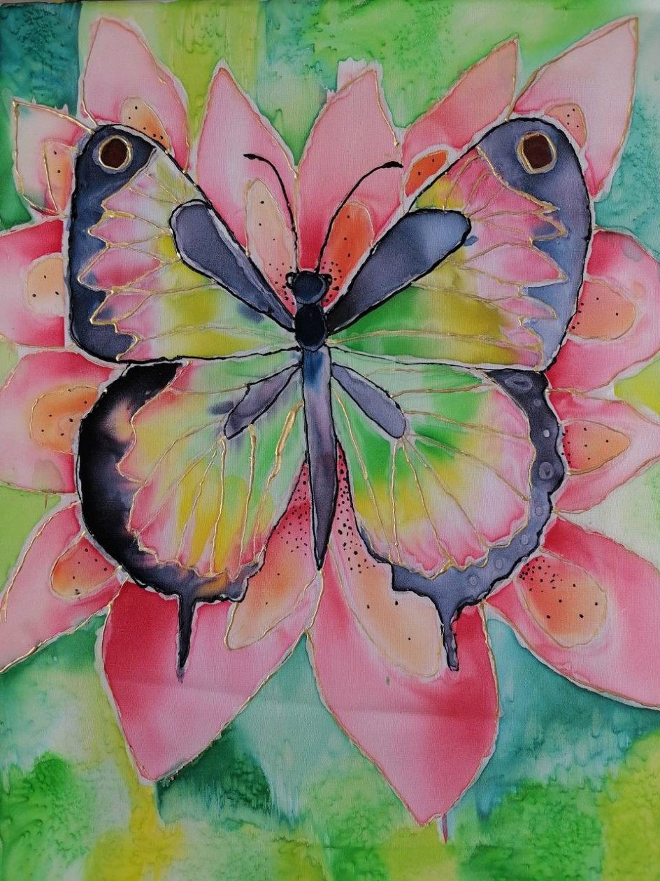 Бабочка Розовая Фантазия