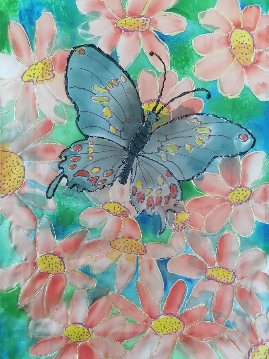 Бабочка Голубое небо