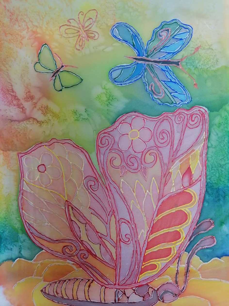 Бабочка Розовая Фантазия