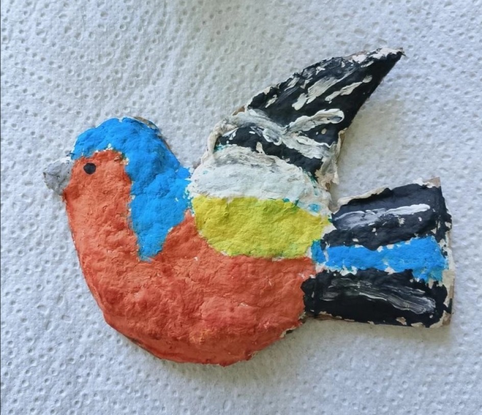 " С весною к нам прилетела птичка Зяблик! "