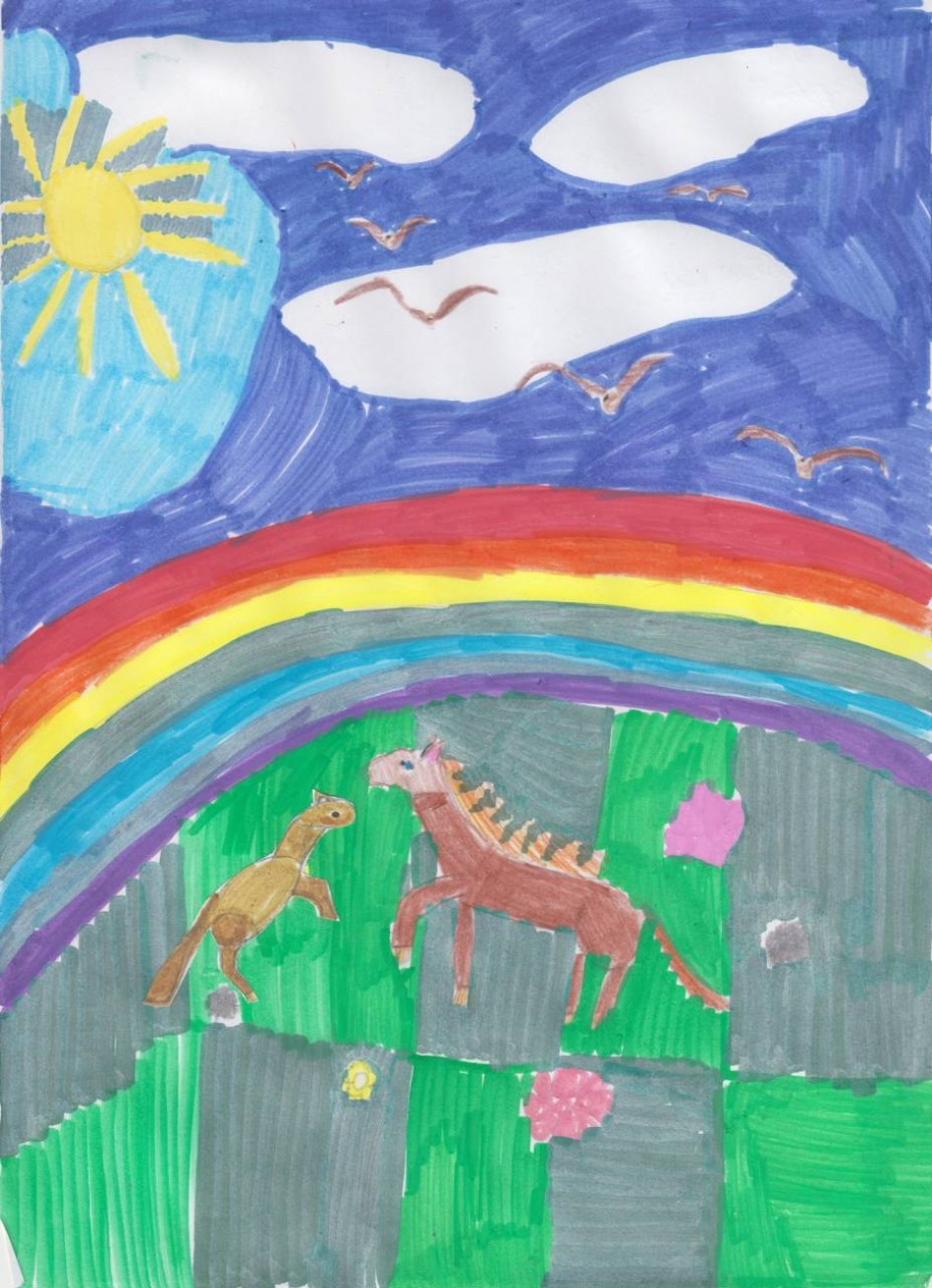 "Прогулка с жеребенком"