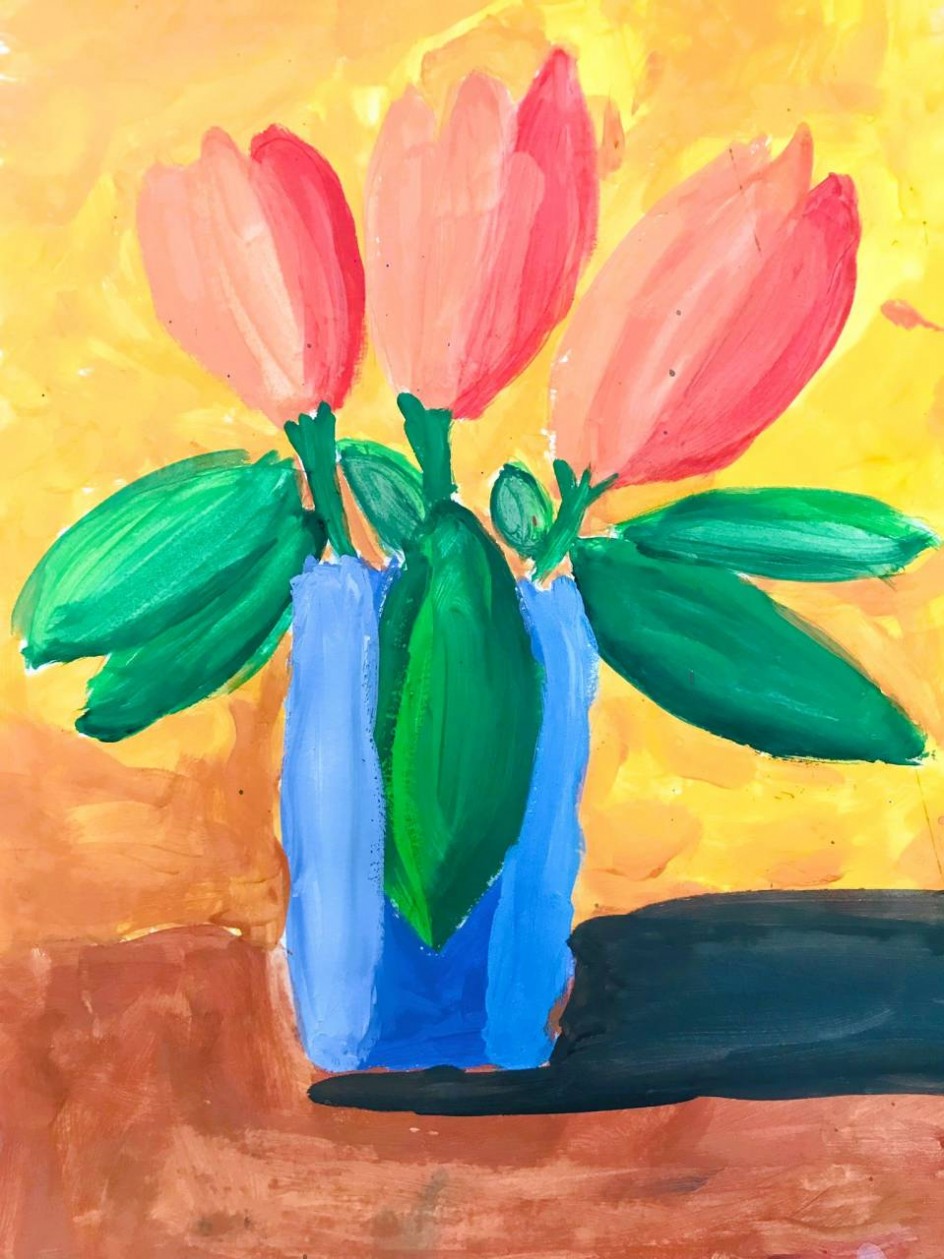 "Первые тюльпаны"