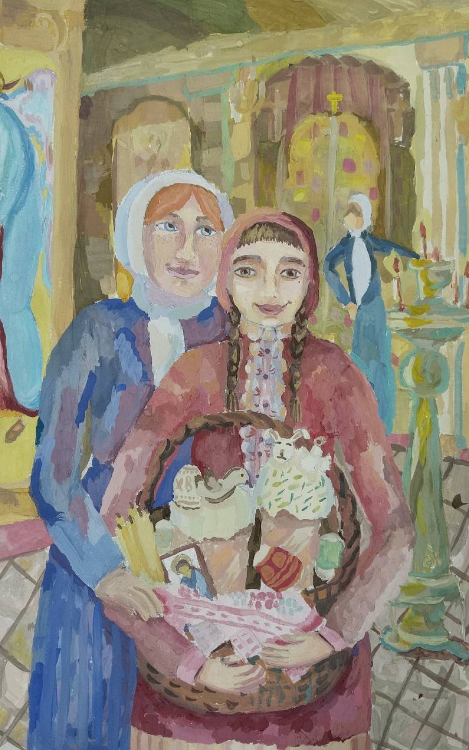 " С мамой на Пасху"