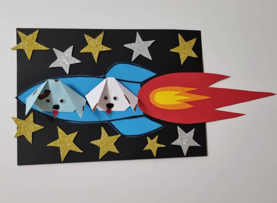 Полетели в космос