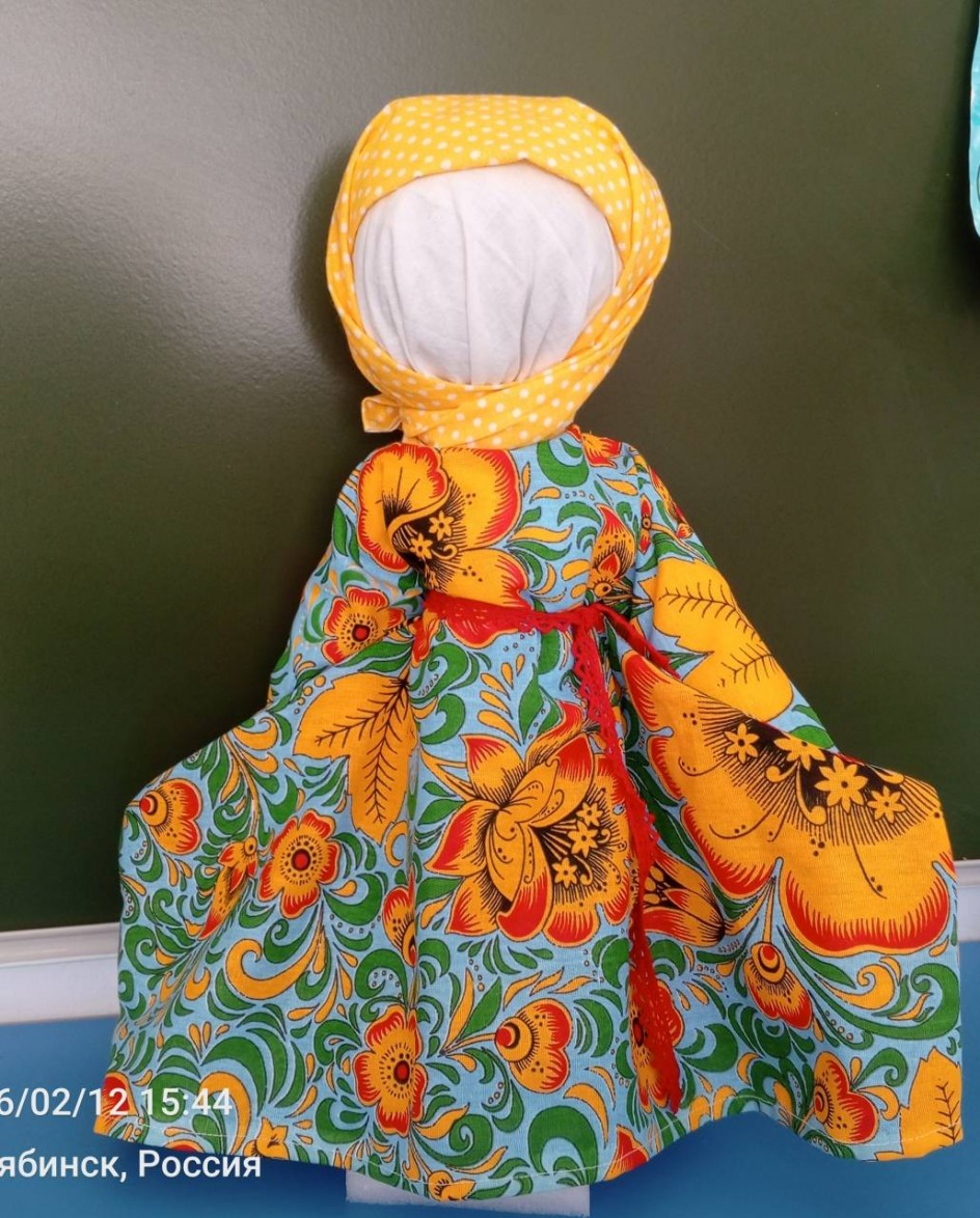 Кукла мотаночка - Весенняя цветняшечка