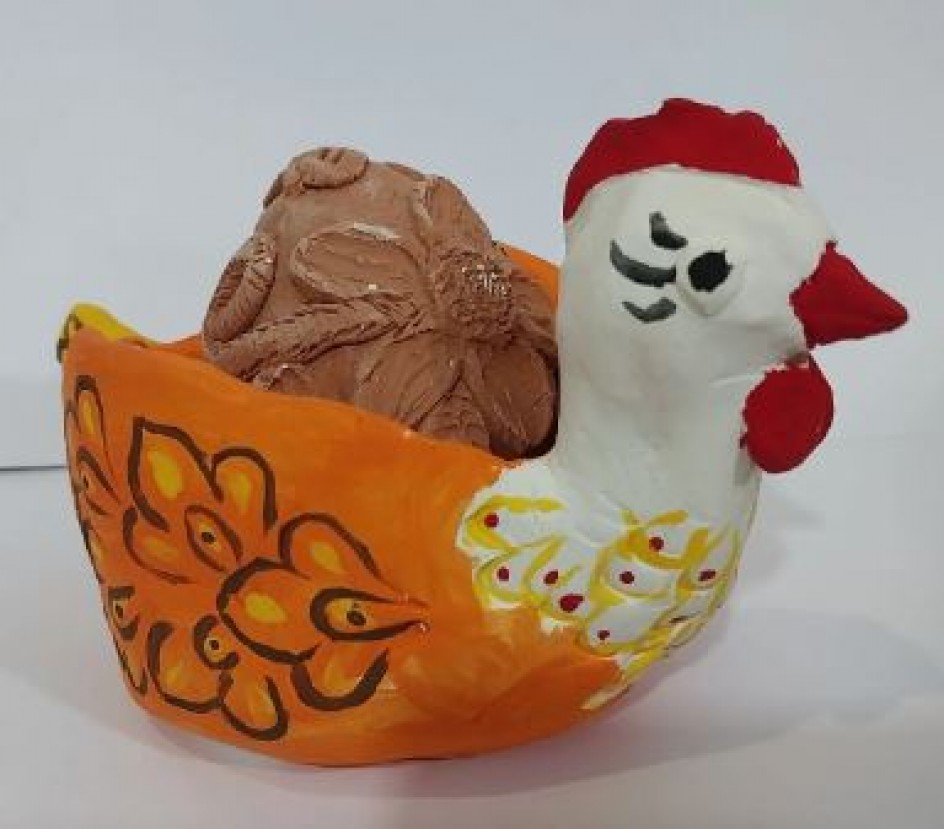 Подставка под яйцо "Курочка "