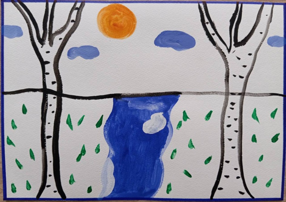 " В озябший мир спешит весна"