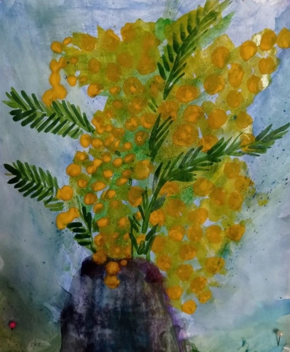 Букет мимозы