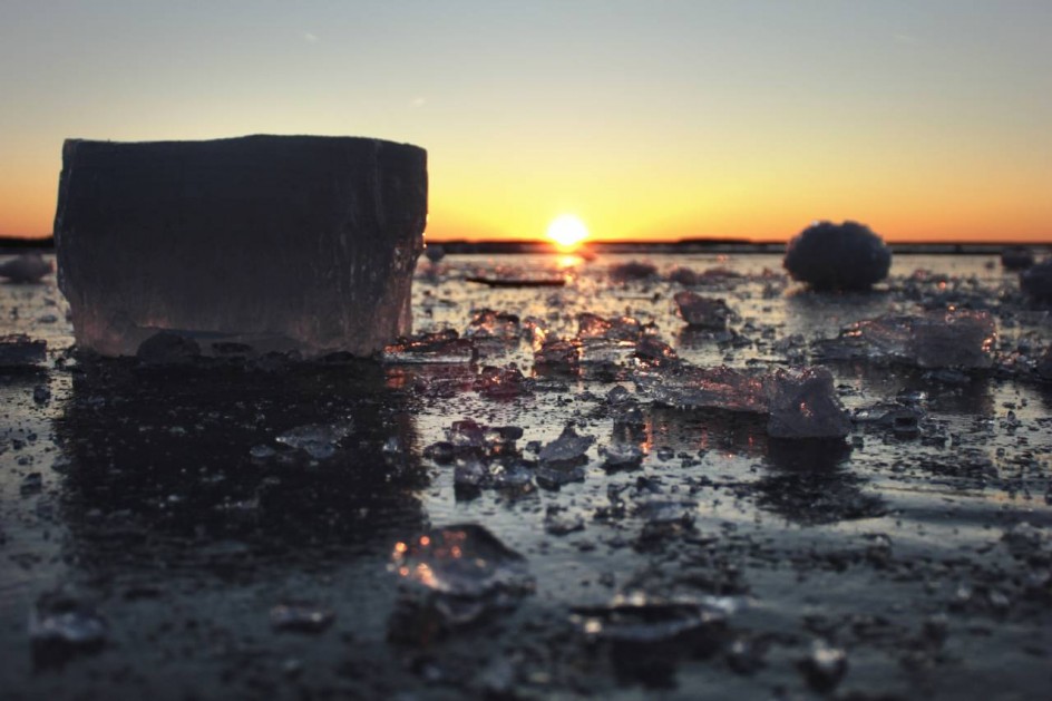 Лед на Волге