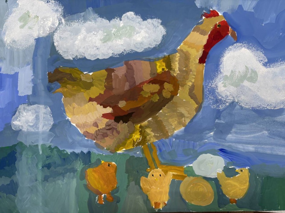 Ряба с детками