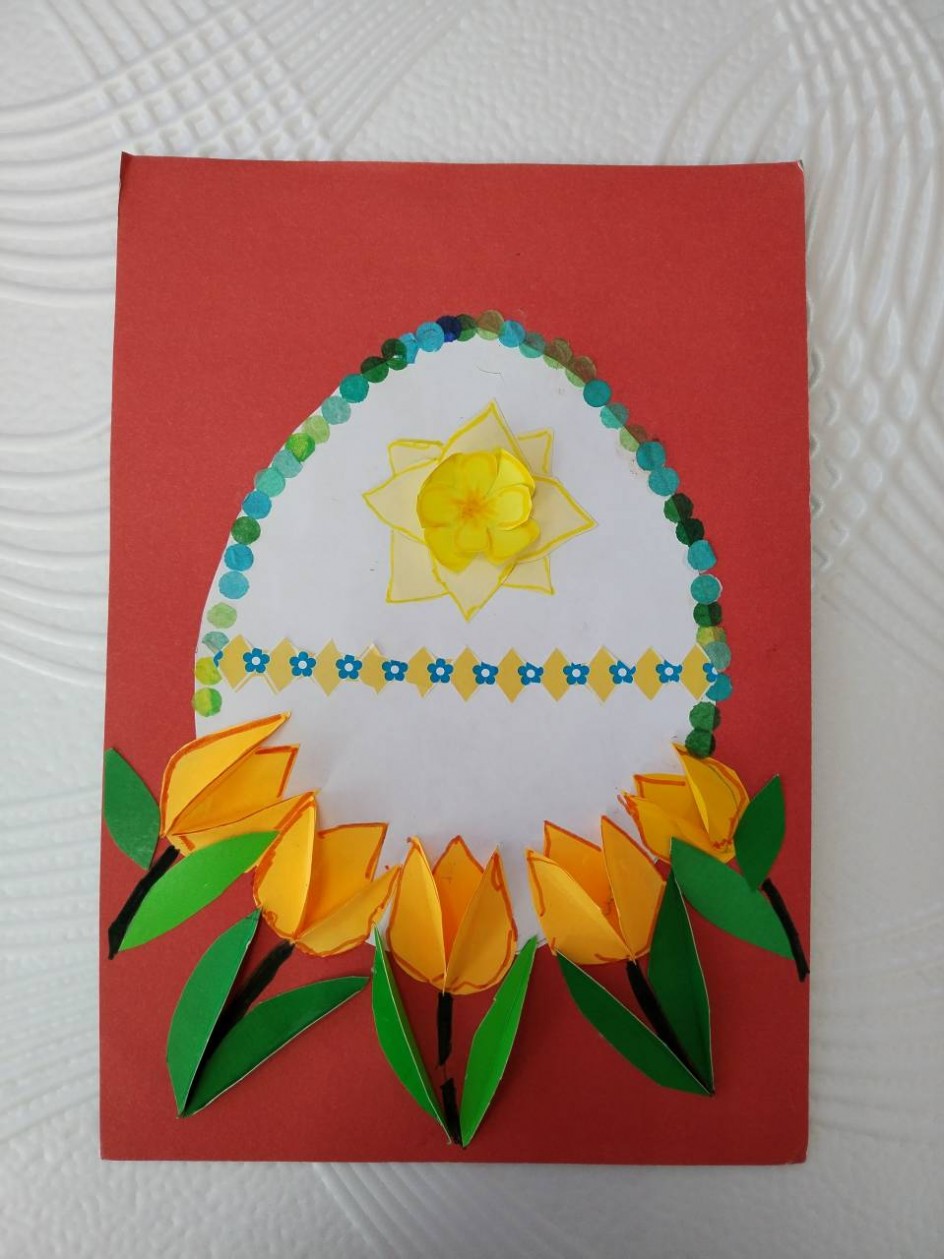 Пасхальное яйцо "Цветочное настроение"