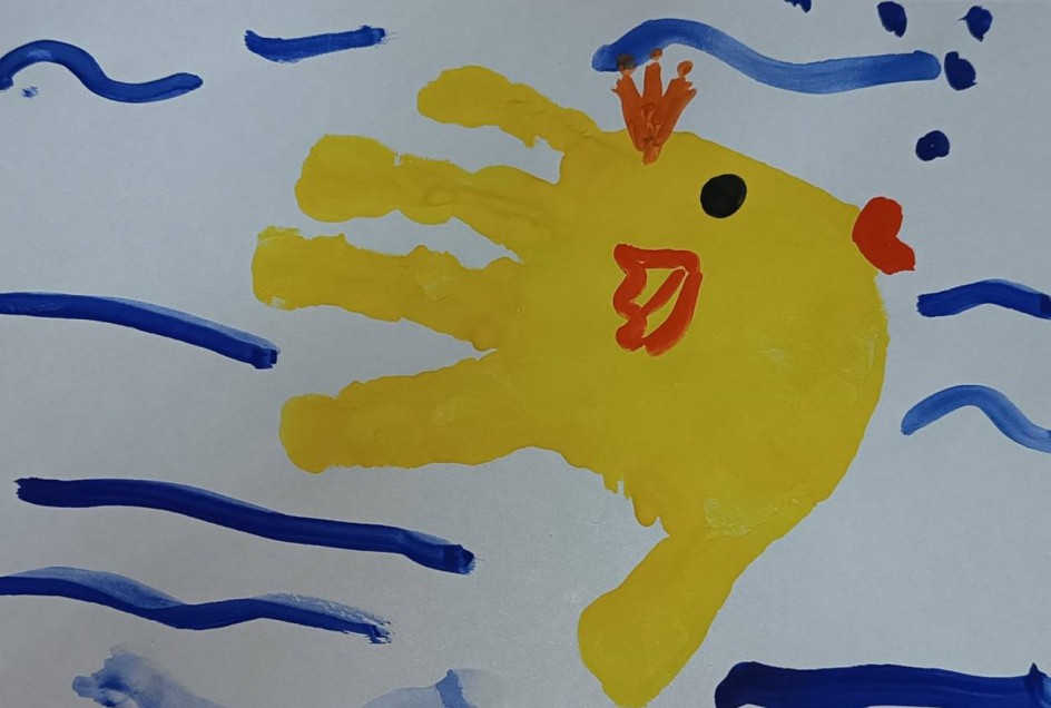 Золотая рыбка из сказки "О рыбаке и рыбке"