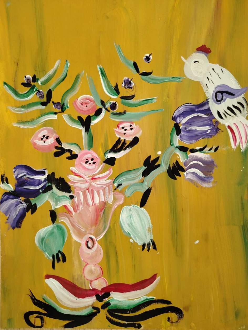 "Птичка на древе жизни"