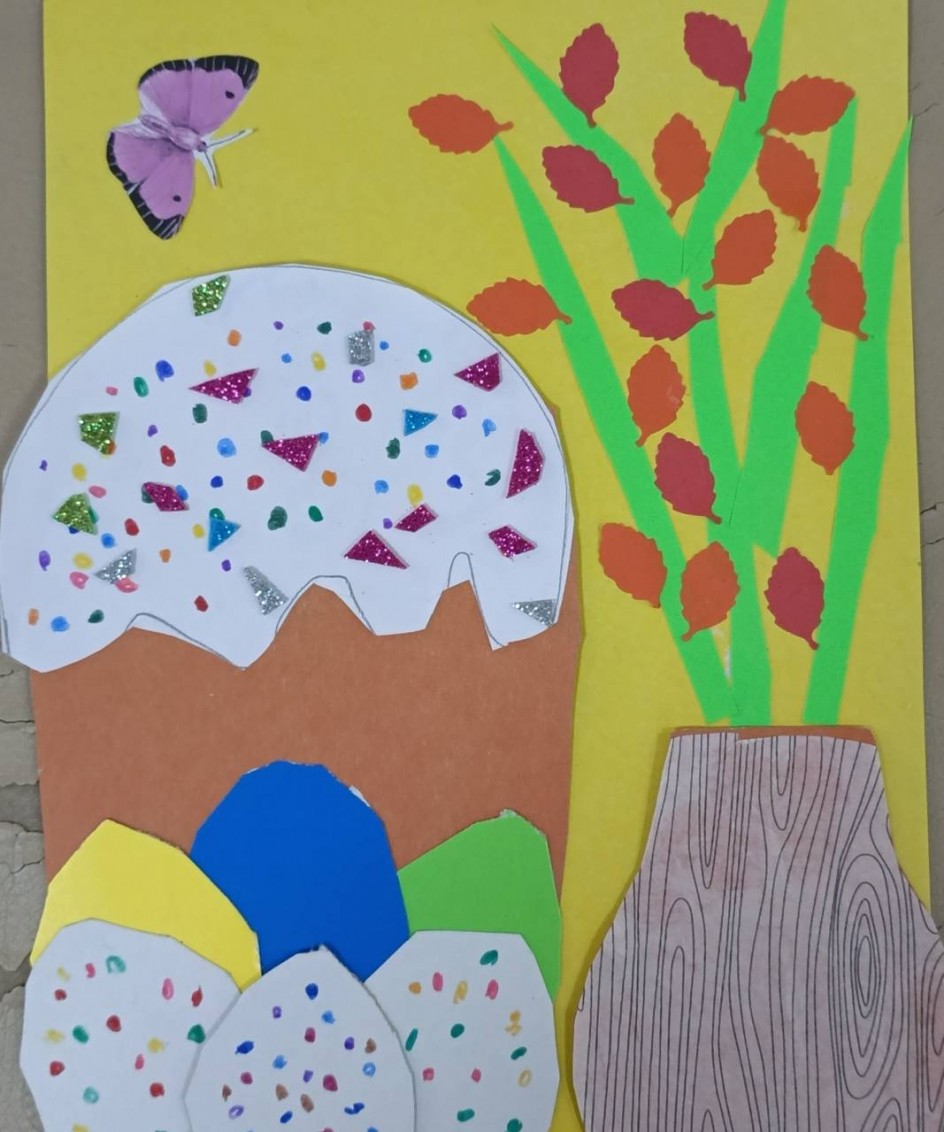 Пасхальный кулич.