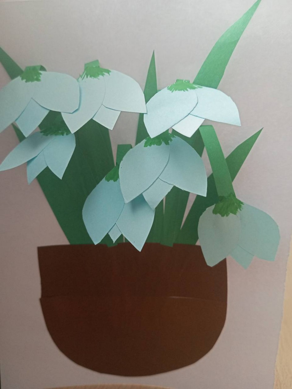 "Корзинка с подснежниками"