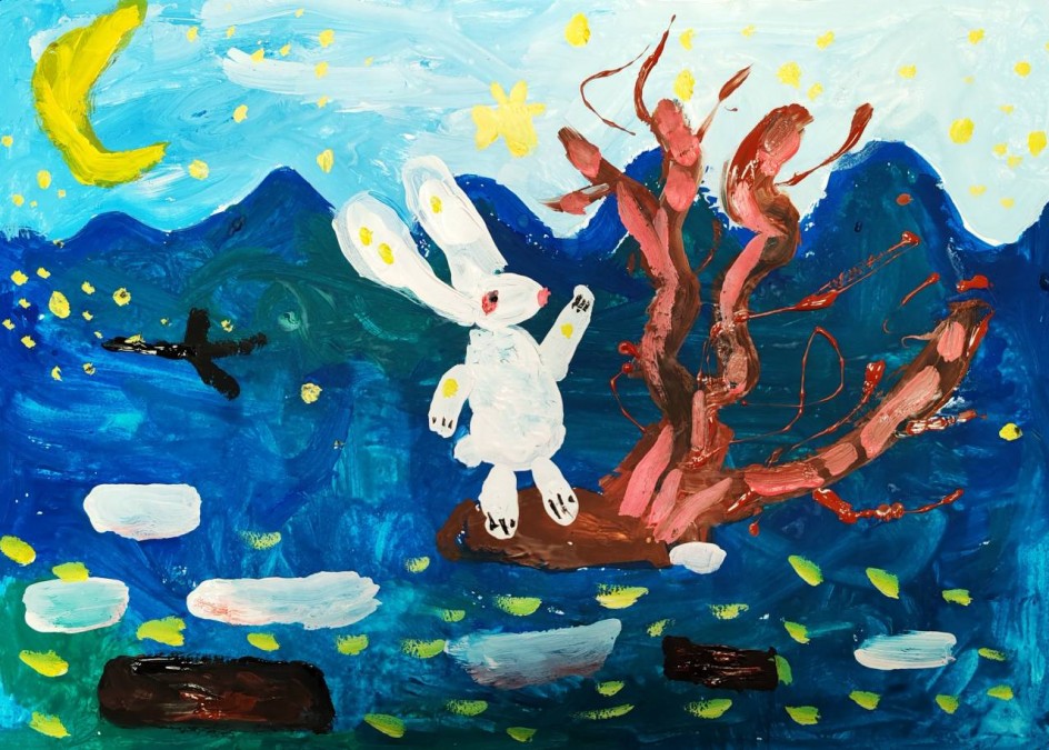 "Заяц на дереве" по В. Бианки