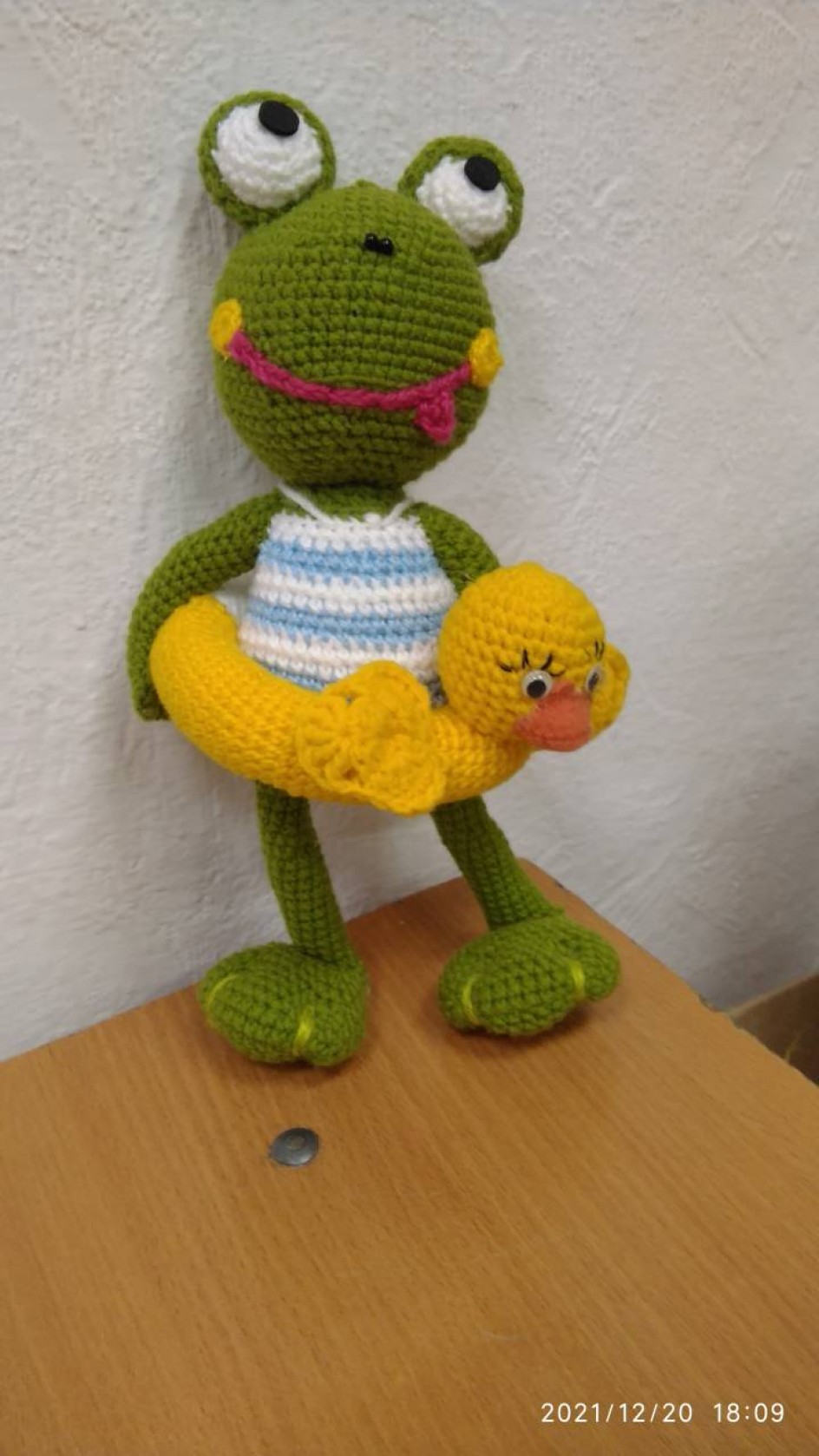 "Лягушка" в технике вязания крючком