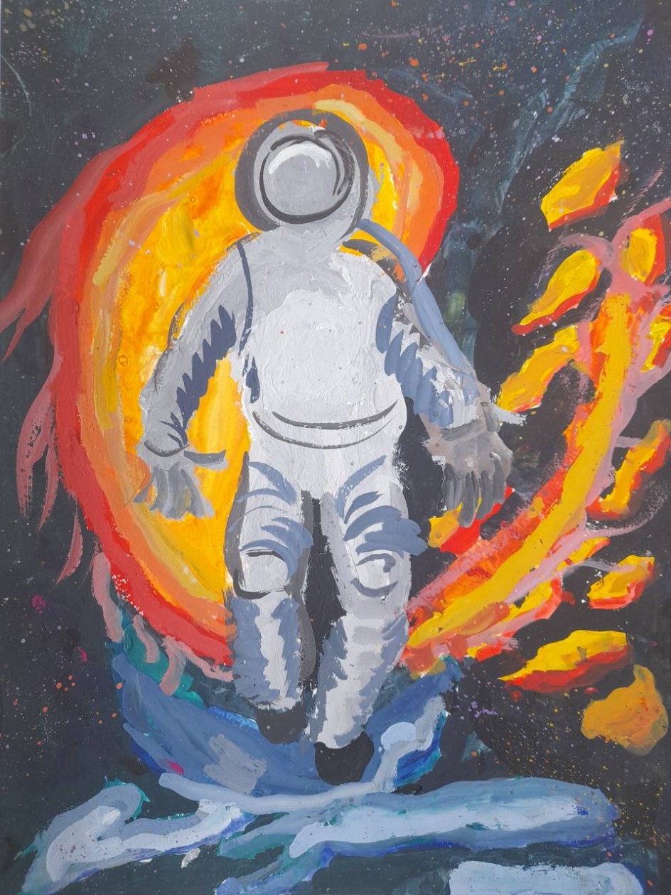 В открытом космосе