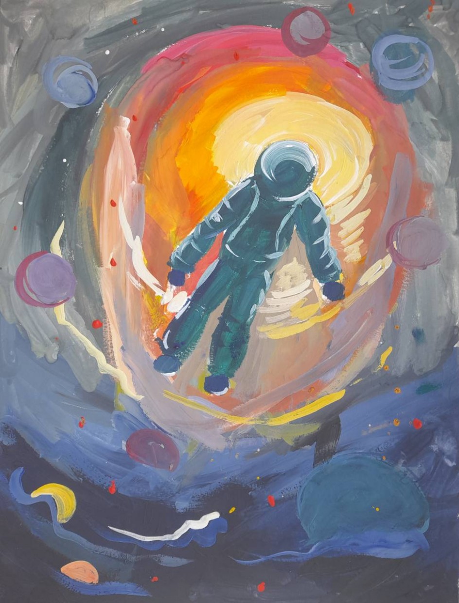 В открытом космосе