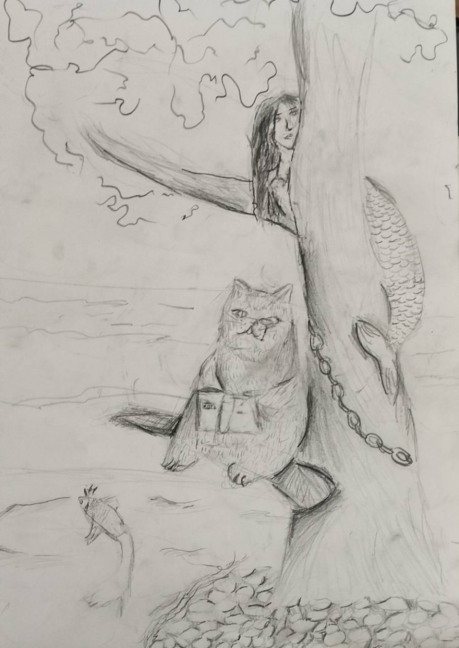 У Лукоморья дуб зелёный....