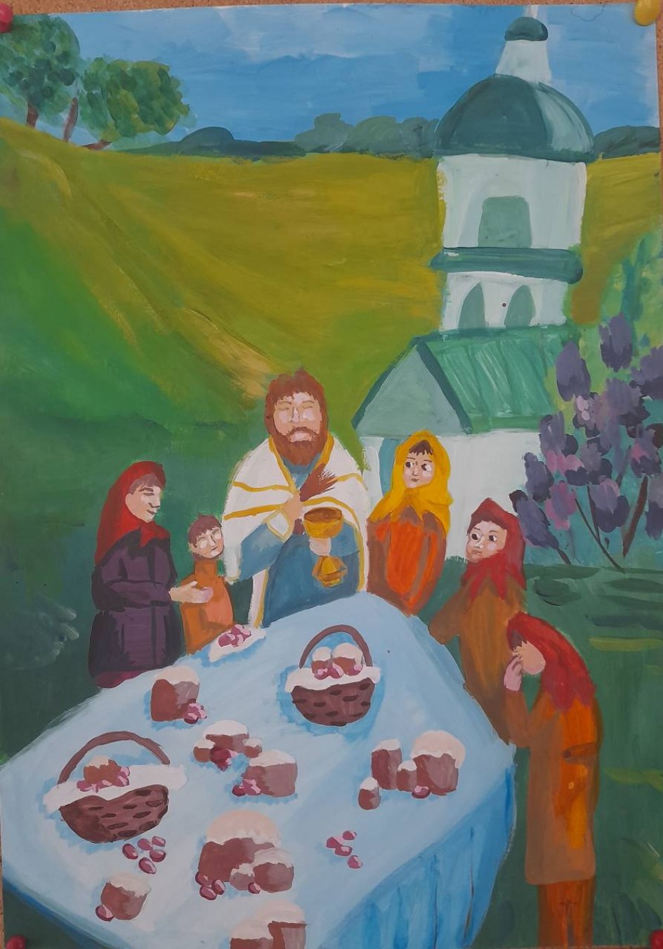 Освящение куличей