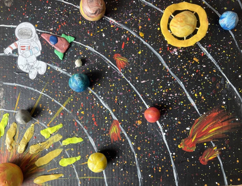 В открытом космосе