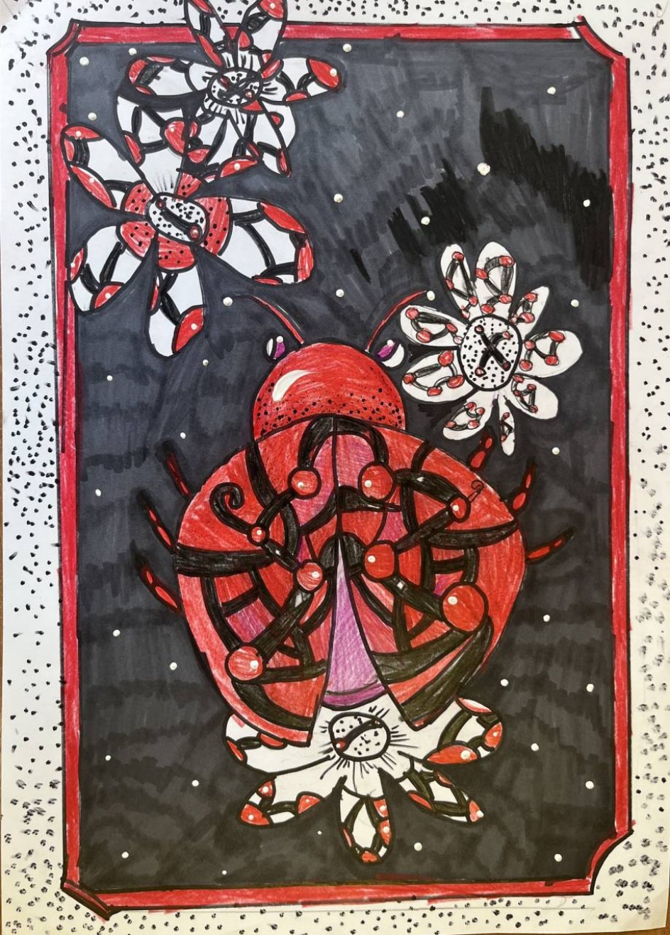 Божья коровка.