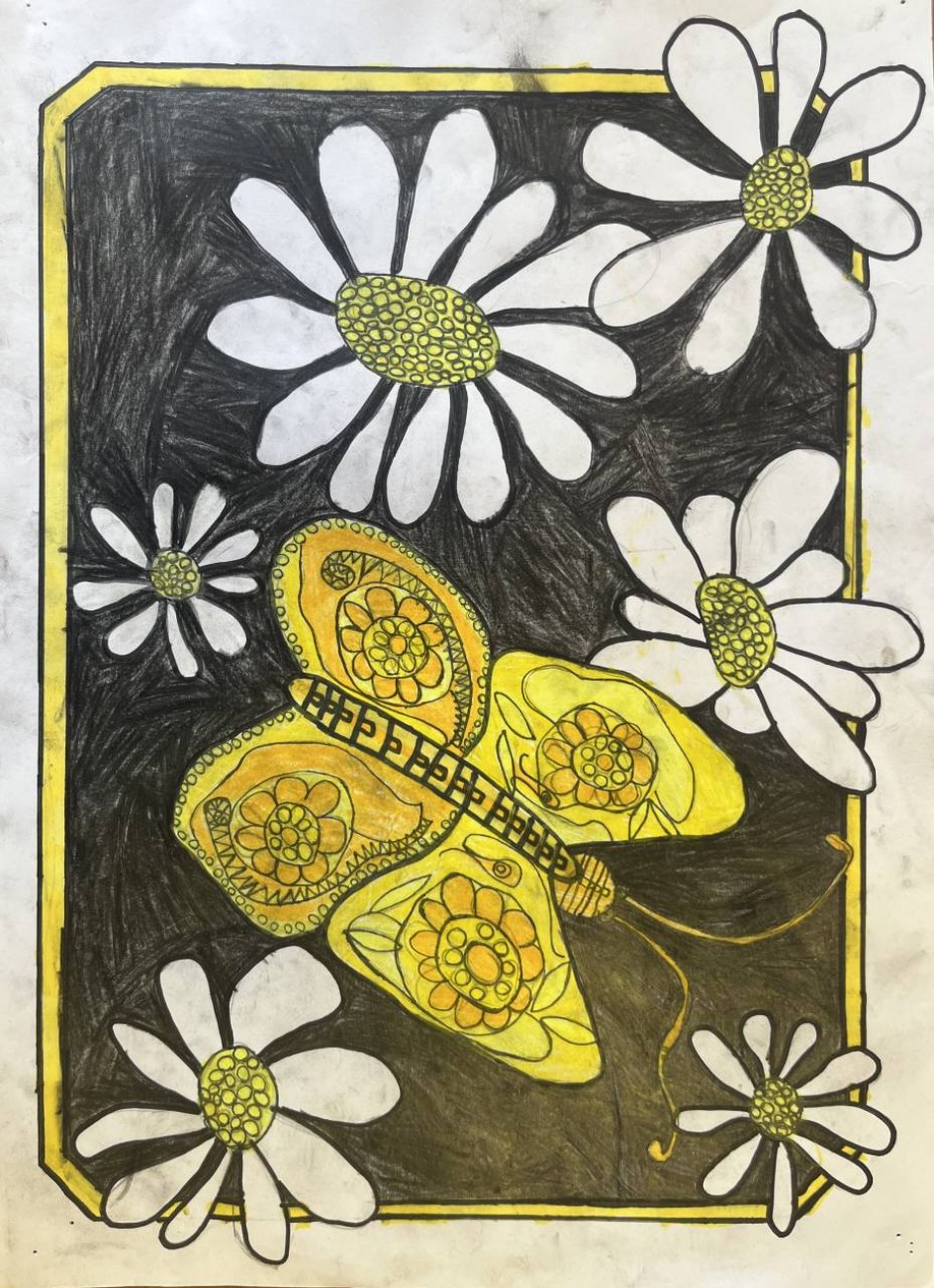 Первые бабочки.