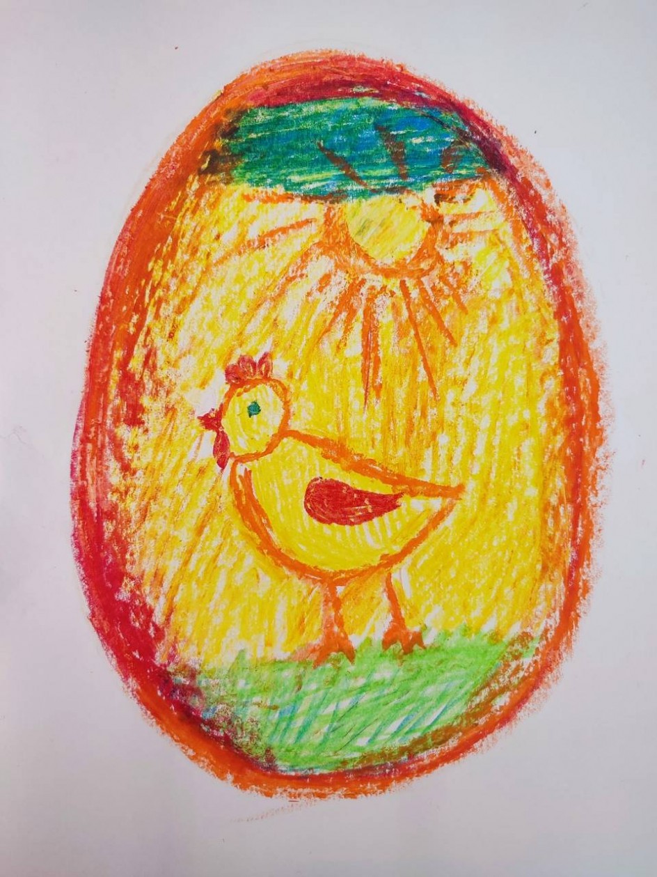 Пасхальная открытка