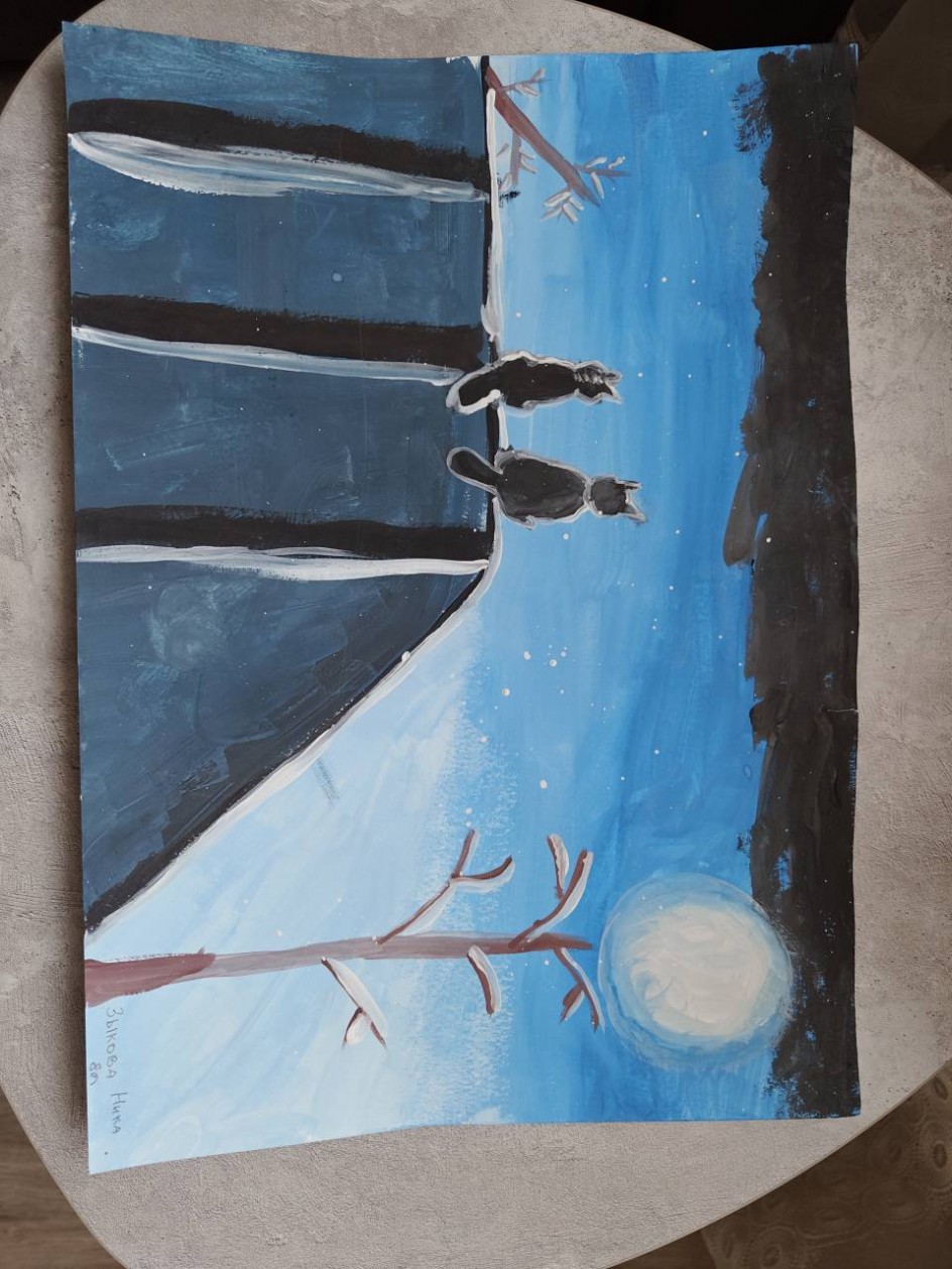 Коты на крыше