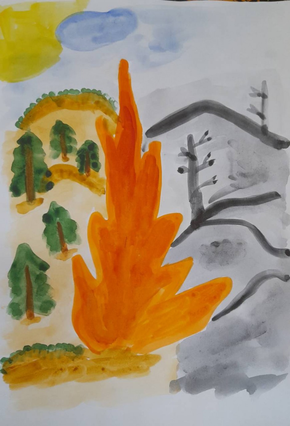 "Берегите лес от огня!"