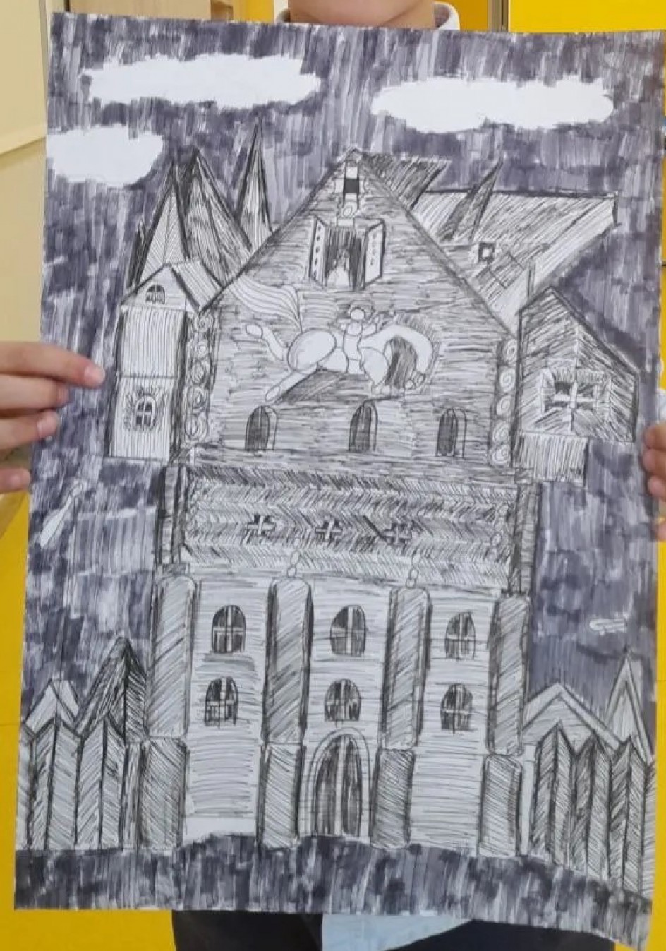 Иллюстрация к сказке "Конек-горбунек" (Тема: сказки народов мира)